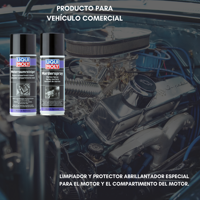 Spray Limpiador + Spray Repelente Roedores Liqui Moly 400ml