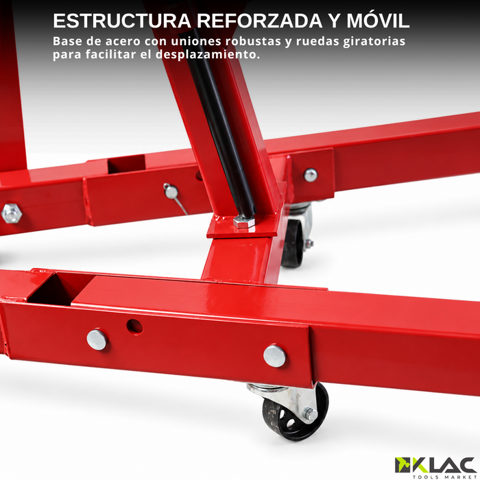 Tecle Grúa Pluma Hidráulica Para Motores 2 Toneladas