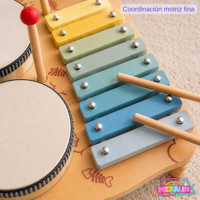 Juguete Musical Montessori De Madera Instrumentos Para Niños