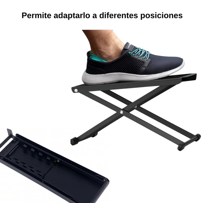 Reposapies Regulable En Altur Plegable Para Guitarra