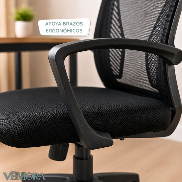 Silla De Escritorio Ergonómica Giratoria Respaldo Malla