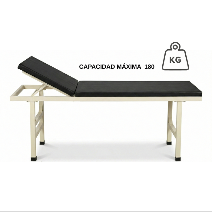 Camilla de Exámen Reclinable Acero Inoxidable 180x60 para Clinica Hospital