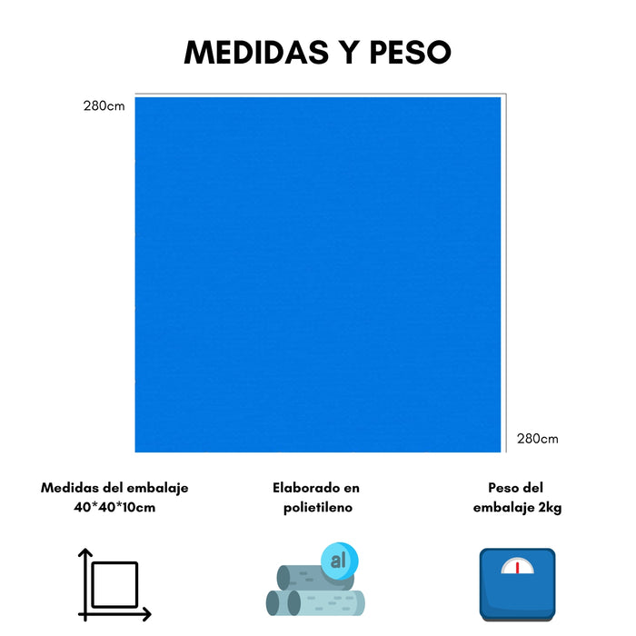 Cobertor Carpa Lona Toldo Multiusos Impermeable 280*280 cm