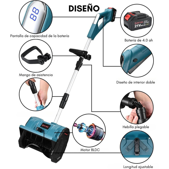Quitanieves Eléctrico Para Quitar Nieve Funciona Con Bateria