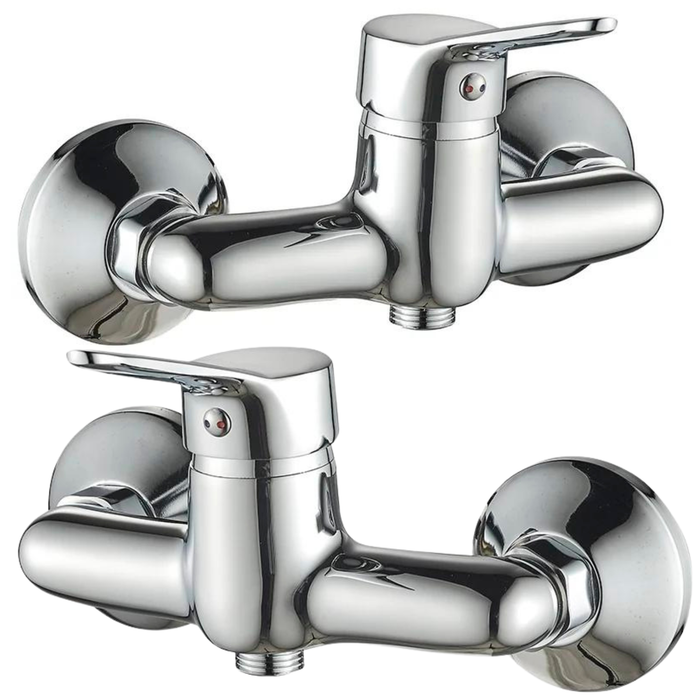 Griferia Baño Monomando Ducha Tina Llave Cromada