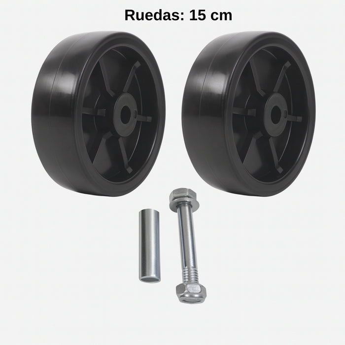 Pata Enganche Carro Arrastre Rueda Maniobrable Remolque