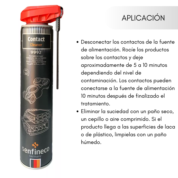 Limpia Contactos Spray 400 Ml Senfineco X2
