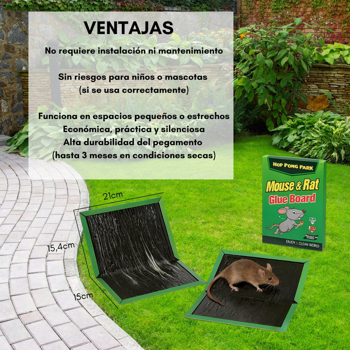 10 Trampas Para Ratones Pegajosa Libro Pega Raton