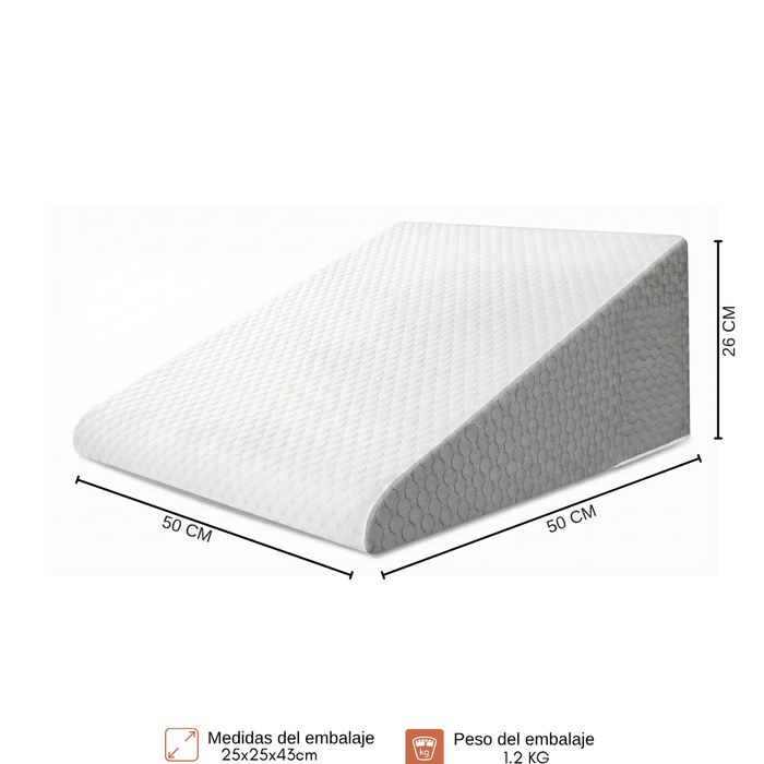 Almohada Cojín Lumbar Antirreflujo Ortopédica Multiposición
