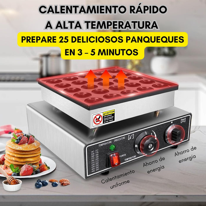 Panquequera Electrica Maquina Para 25 Panqueques Comercial
