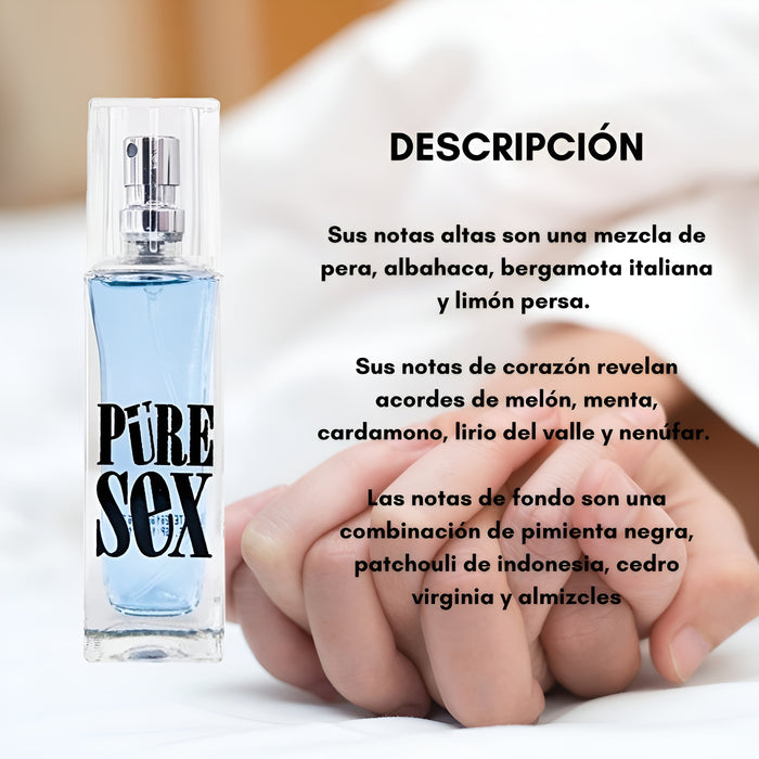 Perfume Feromona Feromonas Masculina Pure Sex Con Fragancia 30ml