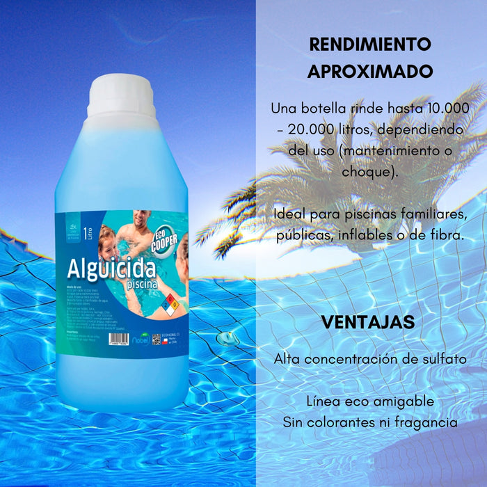 Alguicida Para Piscina Química Nobel Nobel Econobel Líquido