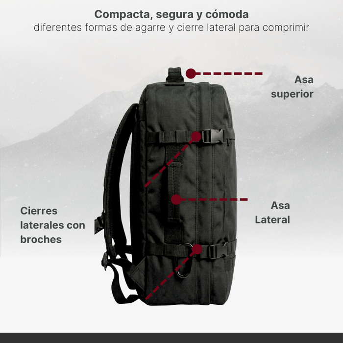 Mochila Para Viaje 53x37x16 Cabina Avión Mochila De Viaje