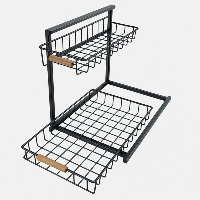Organizador Estante Uso Bajo Lavaplatos 2 Nivele Cocina Baño