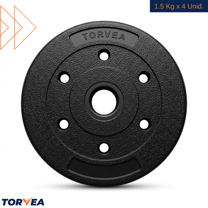 Set Mancuernas Y Barra Ajustable 20kg Pesas Para Ejercicio Rojo