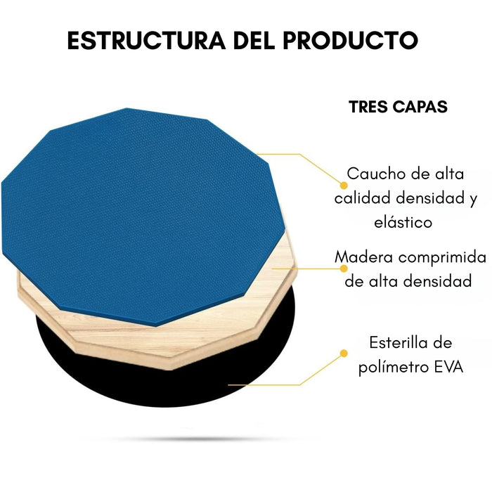 Pad De Práctica Con 2 Baquetas De Madera