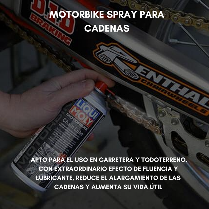 Kit Spray Limpiador + Spray Lubricante De Cadena Liqui Moly