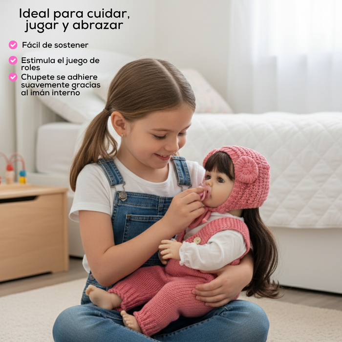 Muñeca Reborn Bebé Juguete Silicona Realista Con Accesorios