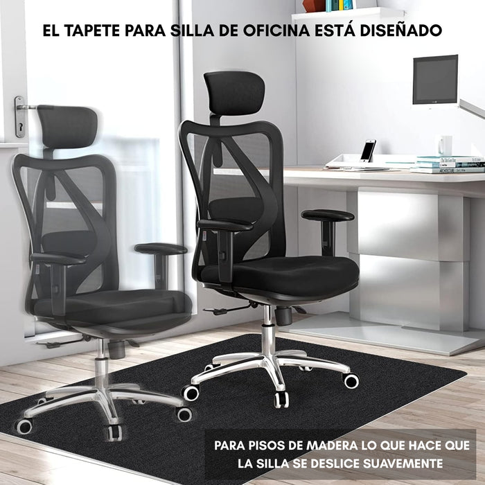Alfombrilla Antideslizante Para Silla De Oficina 120x90cm