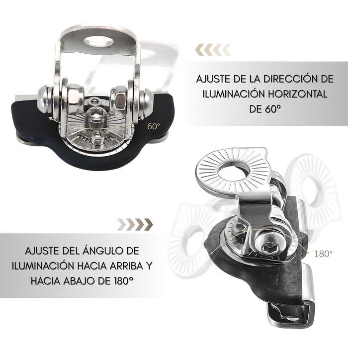 Soporte Capot Para Neblineros Barras Led Fijos Universal X2