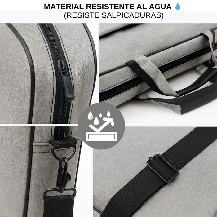 Bolso Ordenador Para Notebook Funda Laptop 17inch Gris