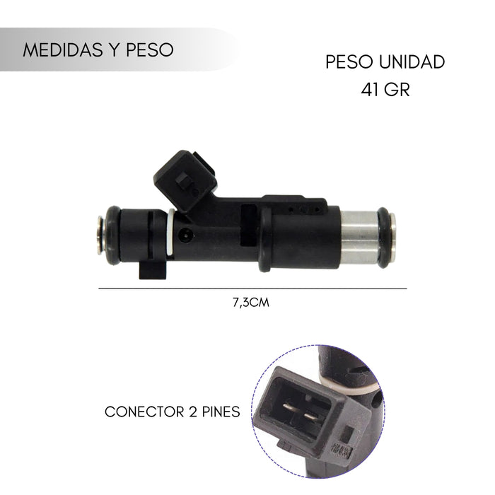 Inyector De Gasolina Para Citroen Xsara Picasso C4 C5 2.0 X4