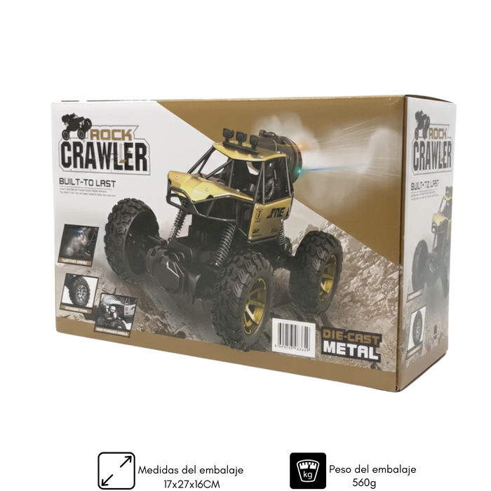Auto Control Remoto Rock Crawler 2.4 1/18 Rc Humo 4x4 (Copia)