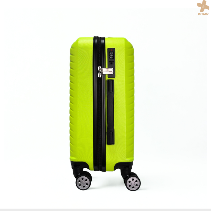 Maleta Utazo 10kg Cabina Abs 38x55x22cm Verde Limón