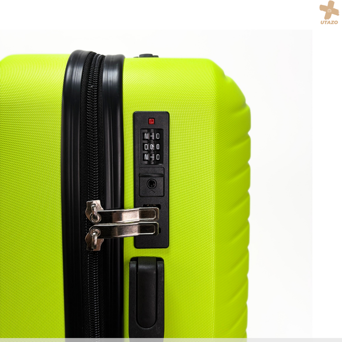 Maleta Utazo 10kg Cabina Abs 38x55x22cm Verde Limón
