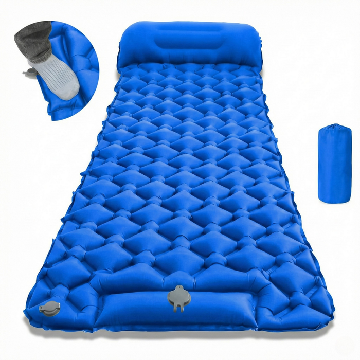 Colchón Inflable Portátil 1 plaza Torvea Colchoneta Camping