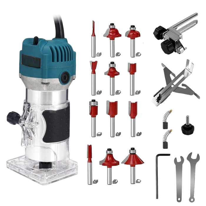 Recortadora Fresadora Rebajadora Bordes Madera Router 800w