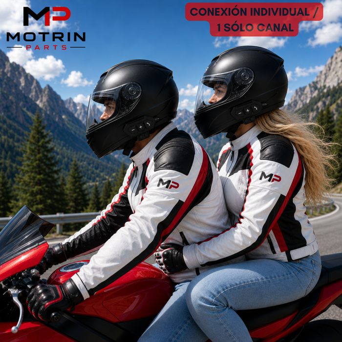 Audífono Intercomunicador Casco Moto Auricular Bluetooth