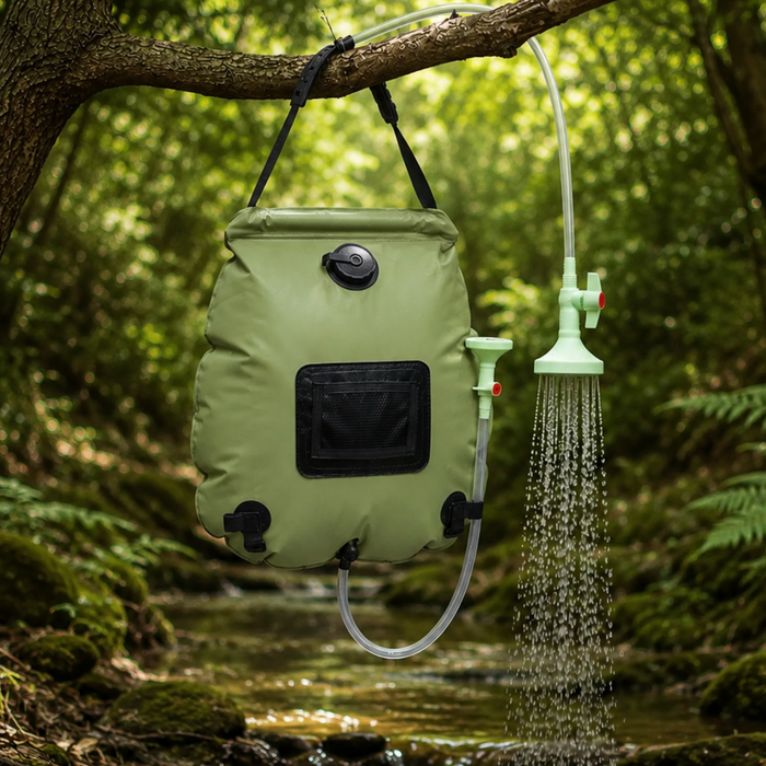 Ducha Camping Solar Bolsa de Baño Portátil Exteriores 20 Lt