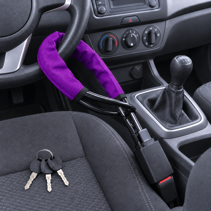 Traba Volante Auto Antirrobo Bloqueador Seguridad Universal