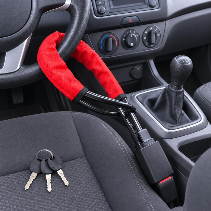 Traba Volante Auto Antirrobo Bloqueador Seguridad Universal