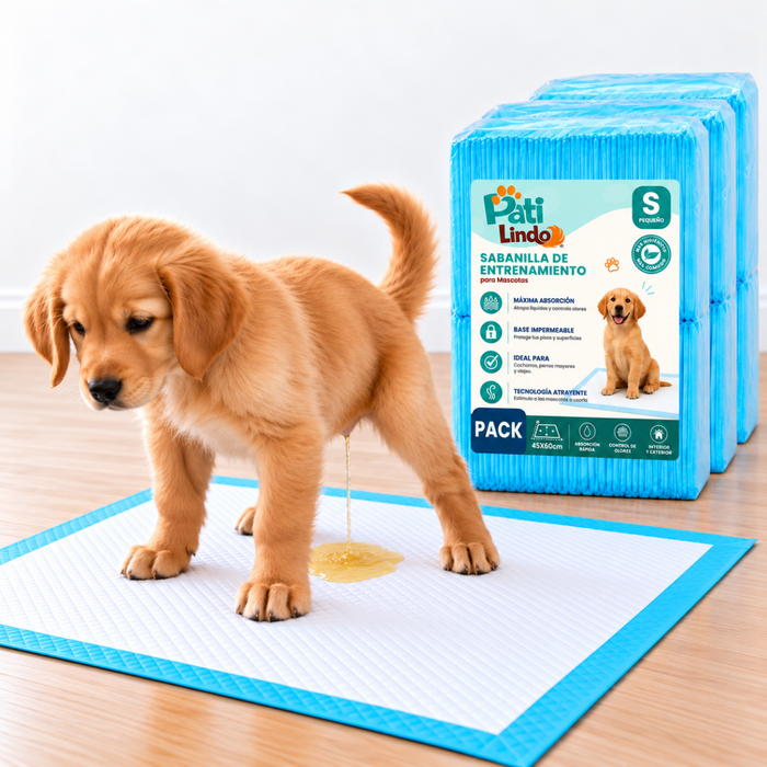 150 Pañales Sabanillas Entrenamiento Absorbentes Mascotas Perros y Gatos 60x45cm
