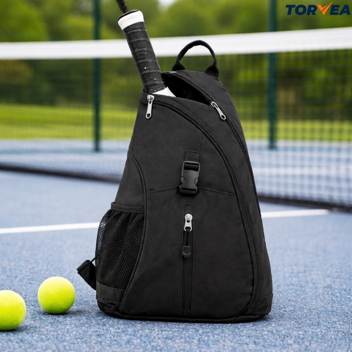 Bolso Padel Mochila Cruzada Tenis Raquetero Ajustable