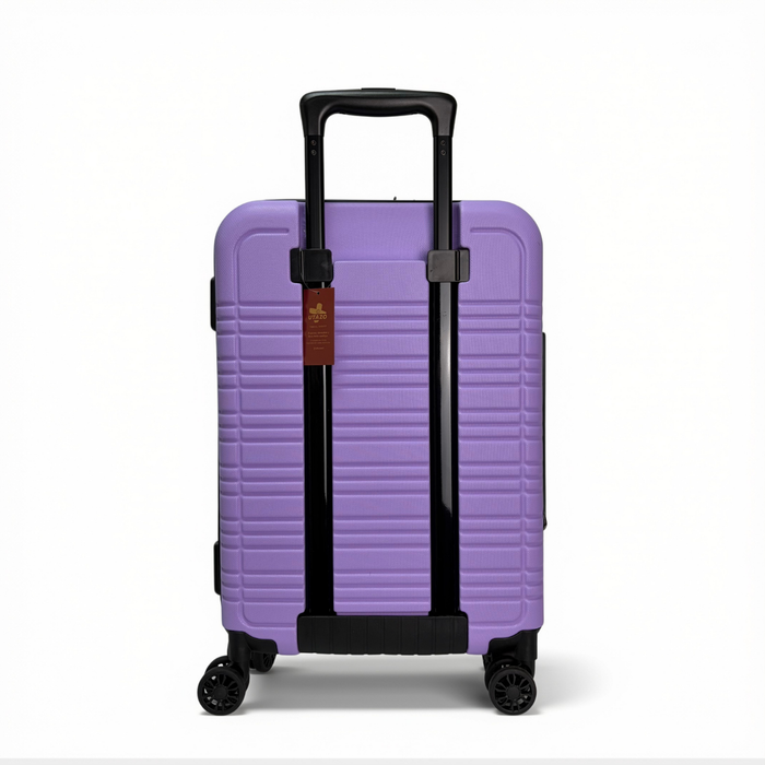 Maleta Cabina Expandible De Viaje Con Ruedas Y Candado 20 Lila