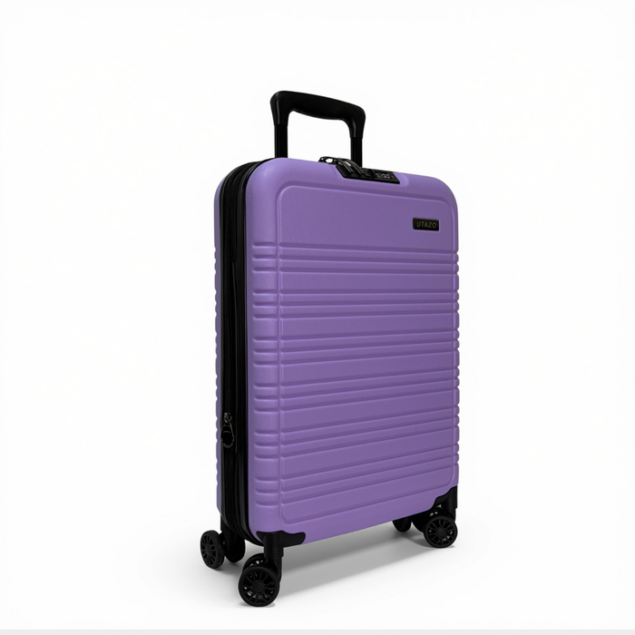 Maleta Cabina Expandible De Viaje Con Ruedas Y Candado 20 Lila