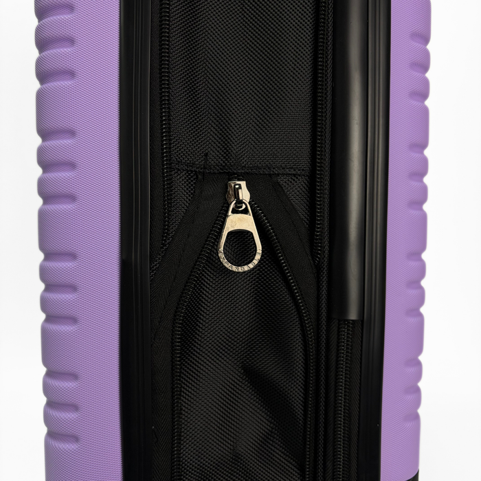 Maleta Cabina Expandible De Viaje Con Ruedas Y Candado 20 Lila