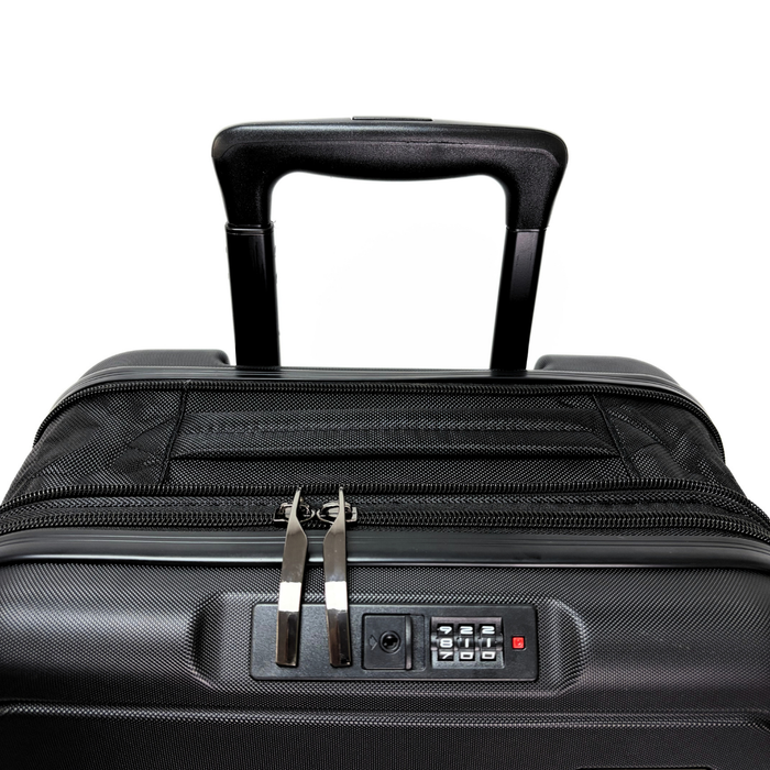 Maleta Cabina Expandible De Viaje Con Ruedas Y Candado 20 Negro