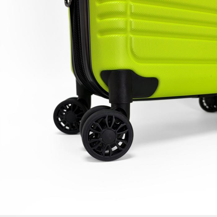 Maleta Cabina Expandible De Viaje Con Ruedas Y Candado 20 Verde Limón