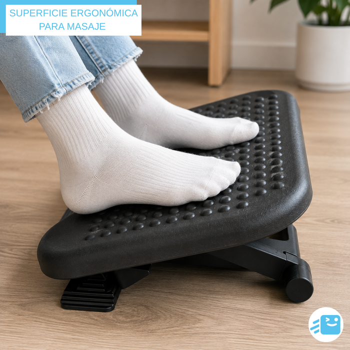 Reposa pies Ergonómico Ajustable Apoya Pies Oficina Escritorio