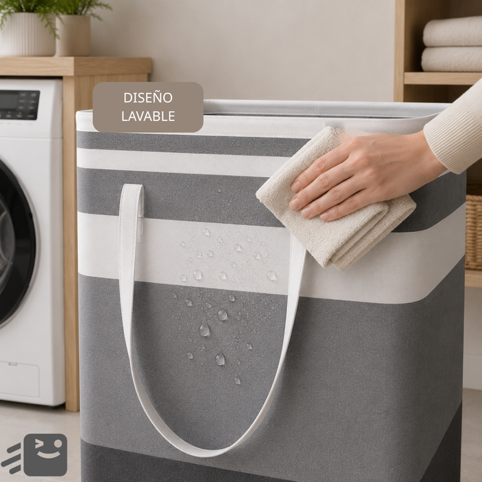 Cesto Canasto Para Ropa Sucia Plegables Organización 75l