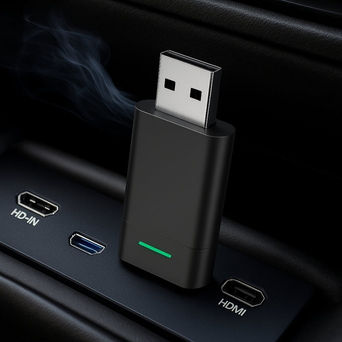 Carplay Inalambrico Adaptador Mini 2en1 iPhone Android Auto