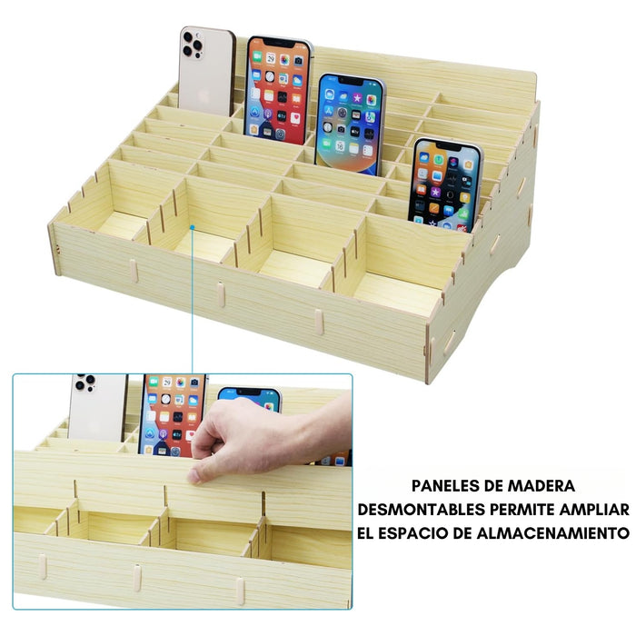 Estante Organizador Tecnico Celular 48 Espacios Armable