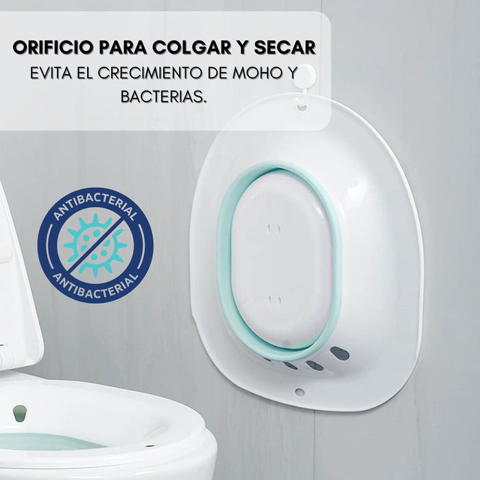 Baño De Asiento Alivio Hemorroides Embarazo Bidé Plegable