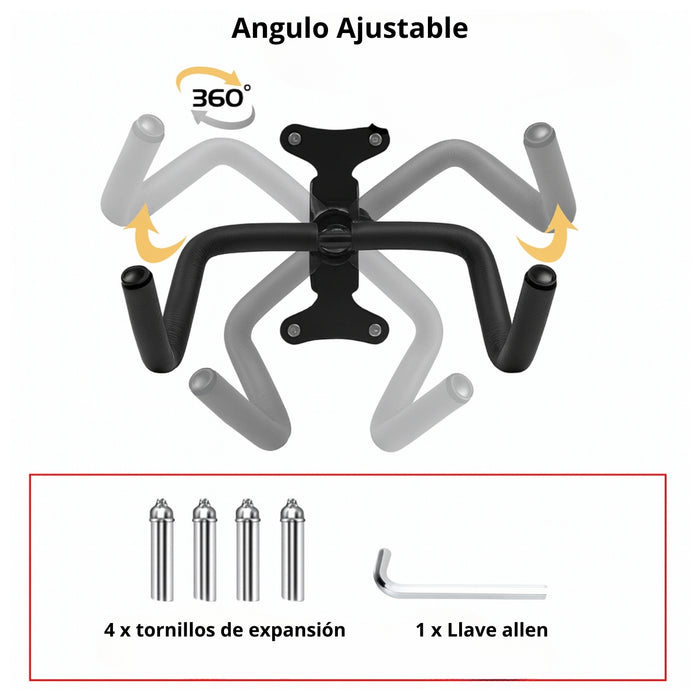 Soporte Porta Bicicleta Para Muro Pared Colgador Bicicleta