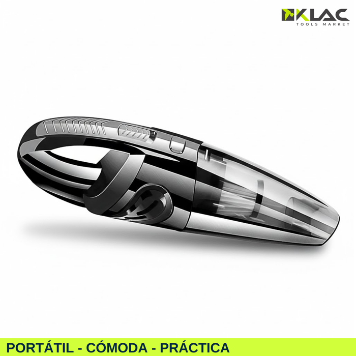 Aspiradora De Mano Inalámbrica 120w Recargable Alta Potencia Negro
