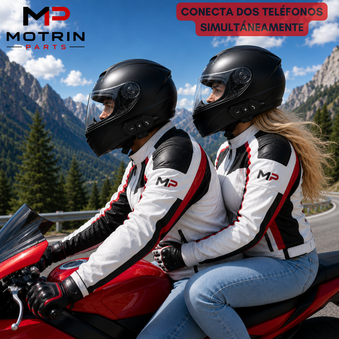 Audífono Intercomunicador Casco Moto Auricular Bluetooth
